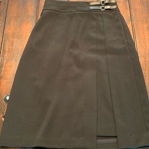 Simple black business skirt